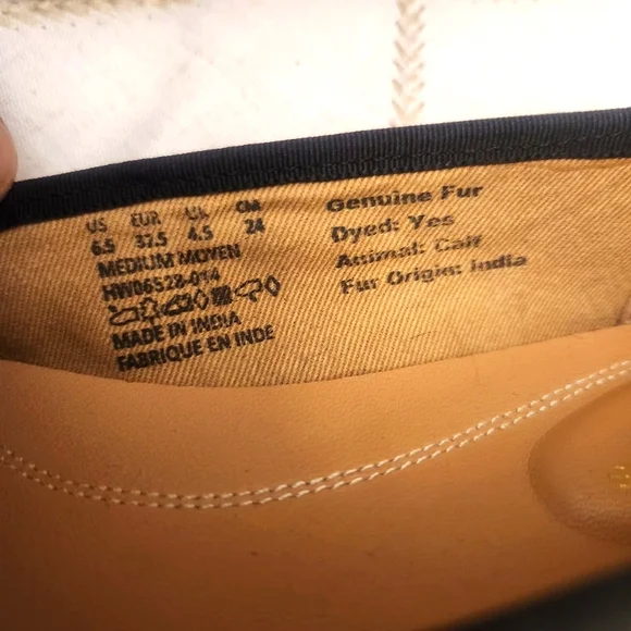 Hush Puppies Sadie Tassel Flats 6.5 Leopard Print Calf Hair Slip On Loafers - Picture 3 of 8